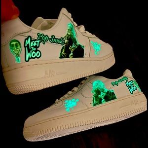 Custom Nike Air Force 1 Pop Smoke
